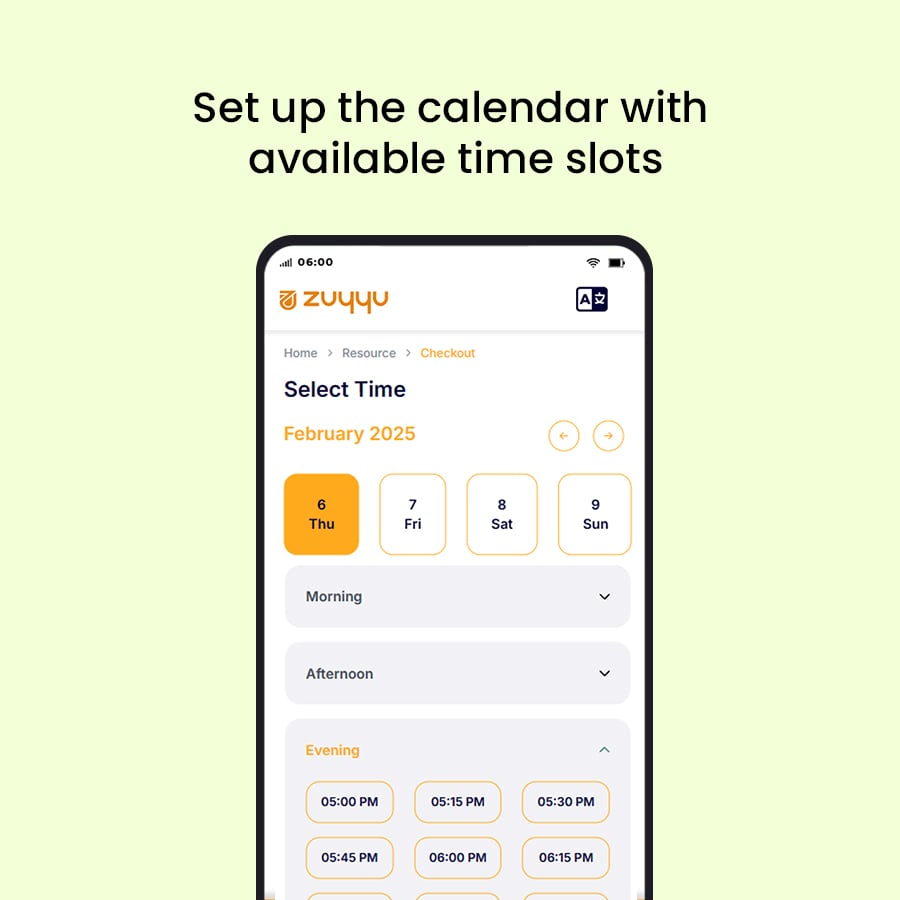 Online Booking Website